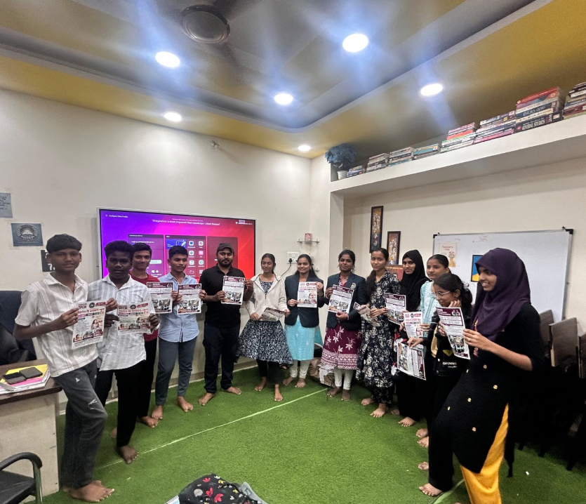 Students studying at Success Academy